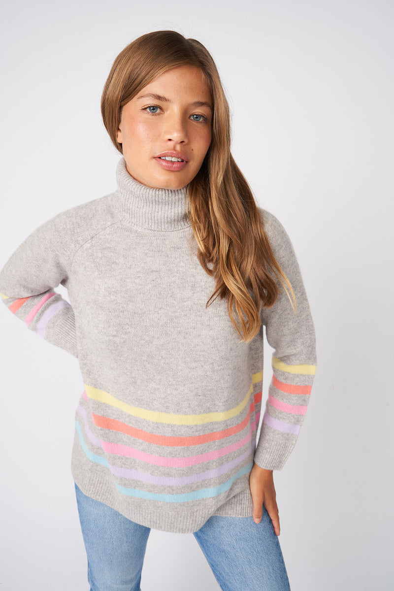 Pull Madie - 100% Cachemire - Perle Chine