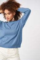 Pull Mapoupette - 100% Cachemire - Denim