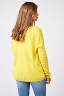 Pull Monjakoe - 100% Cachemire - Jaune