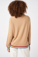 Pull Macaline - 100% Cachemire - Camel