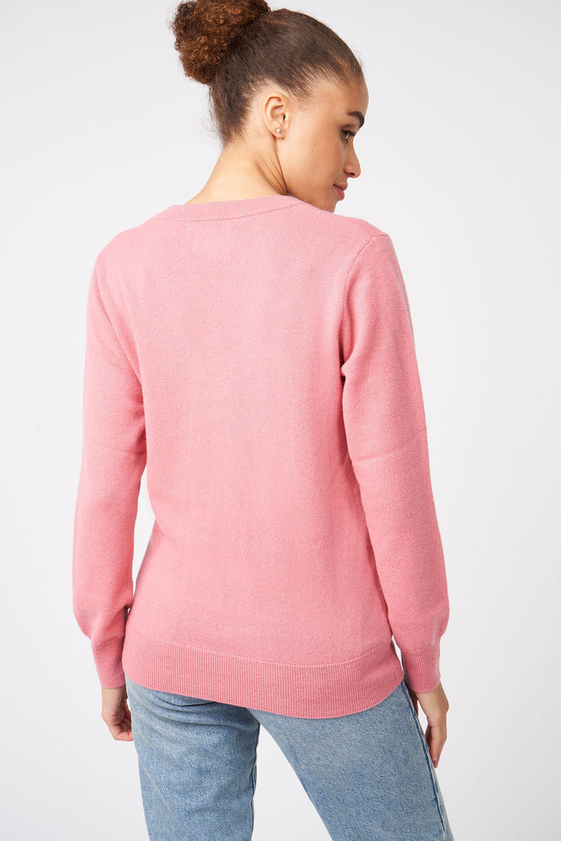 Pull Mysky - 100% Cachemire - Blush