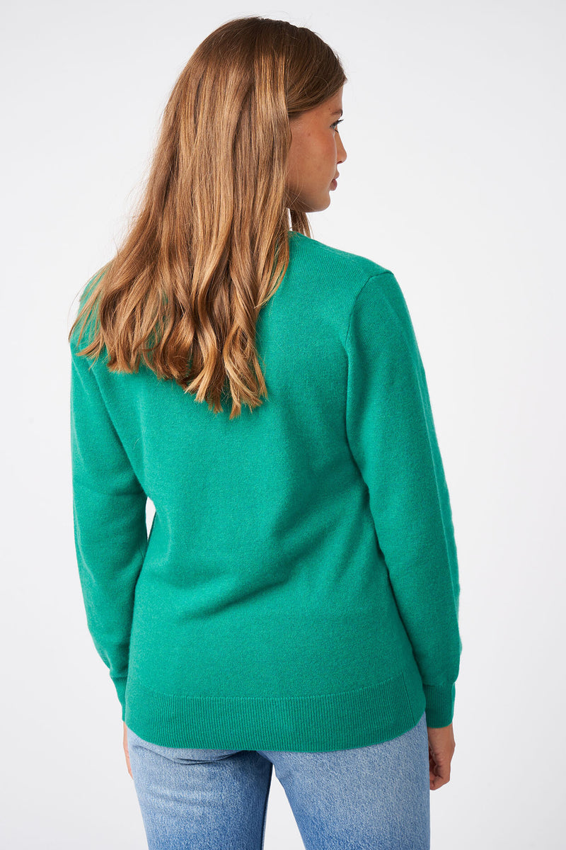 Pull Mysky - 100% Cachemire - Vert