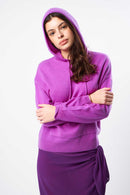 Pull Mababe - 100% Cachemire - Violet