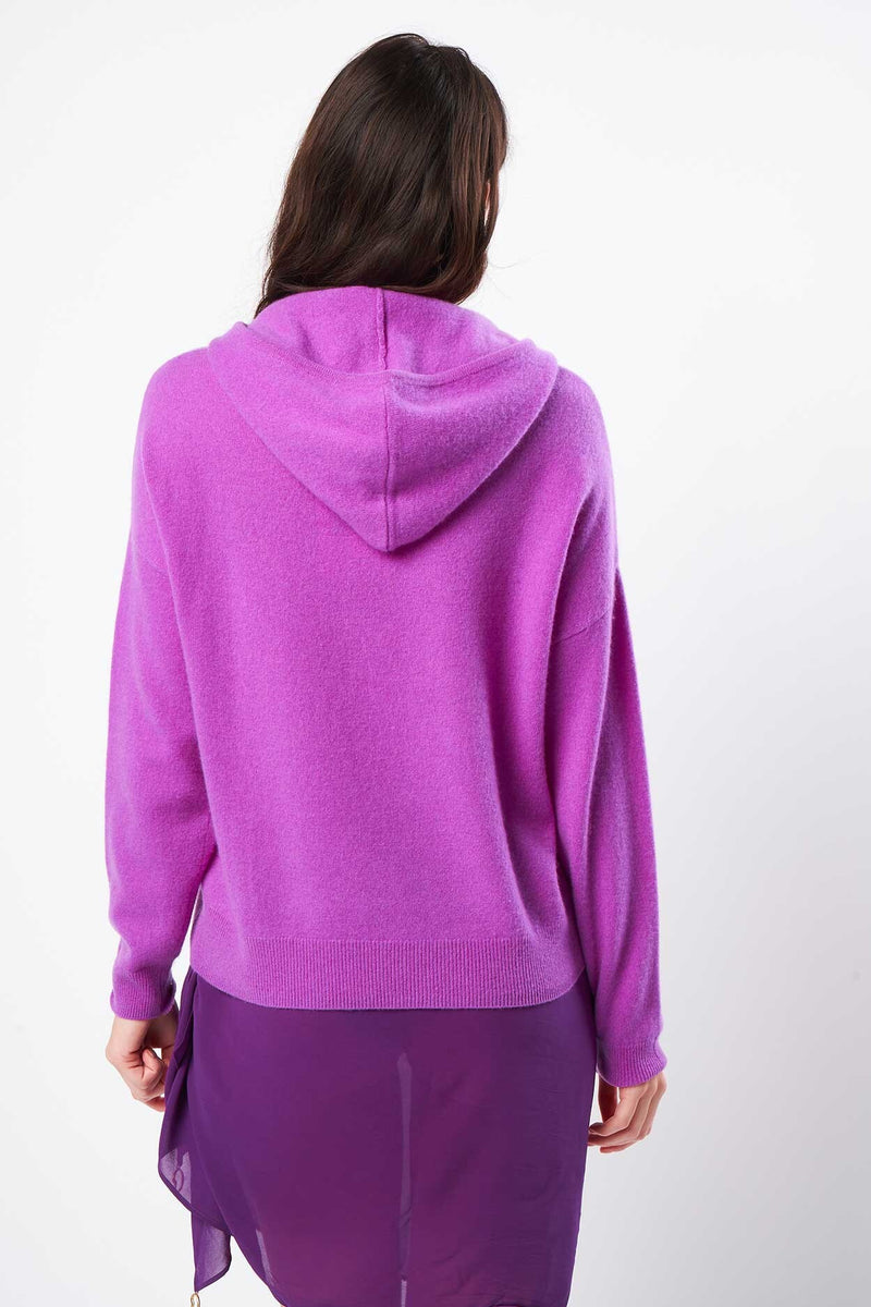 Pull Mababe - 100% Cachemire - Violet