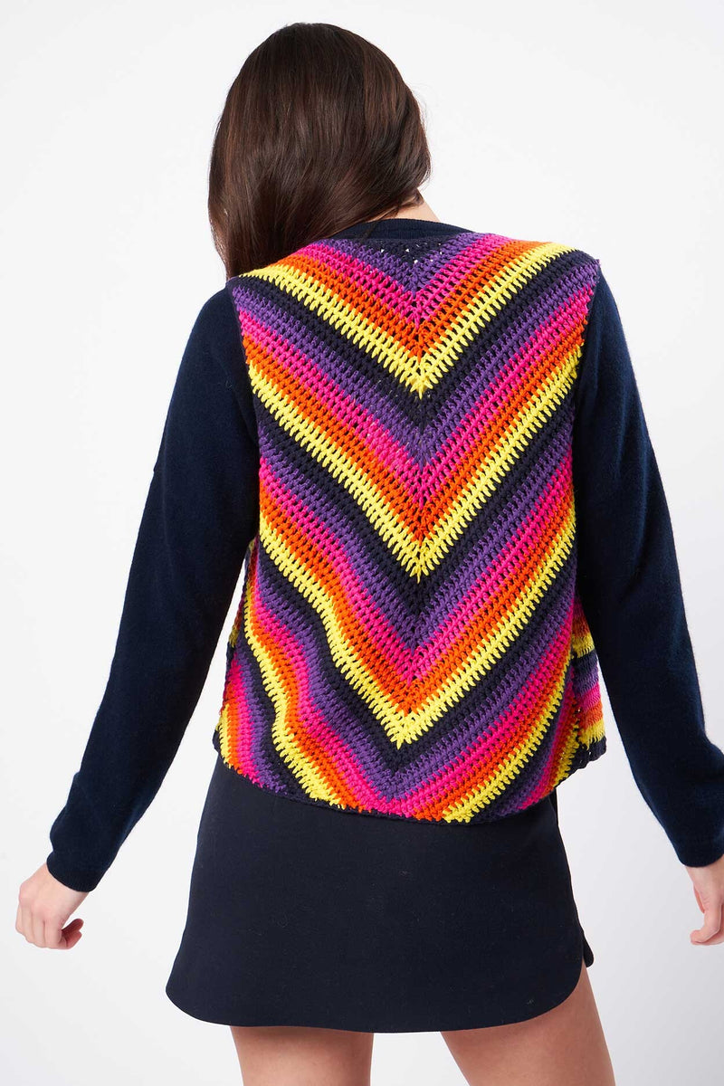 Gilet/Cardigan Gepinou - 100% Coton - Rainbow