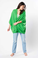 Gilet/Cardigan Gwenn - 100% Cachemire - Vert