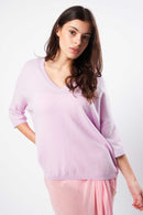 Pull Martinettie - 100% Cachemire - Lavande