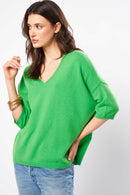 Pull Martinettie - 100% Cachemire - Vert