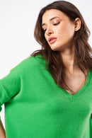 Pull Martinettie - 100% Cachemire - Vert