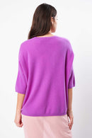 Pull Martinettie - 100% Cachemire - Violet