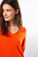 Pull Monjakoe - 100% Cachemire - Tangerine