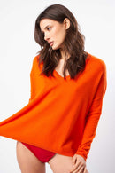 Pull Monjakoe - 100% Cachemire - Tangerine