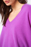 Pull Monjakoe - 100% Cachemire - Violet