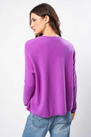 Pull Monjakoe - 100% Cachemire - Violet