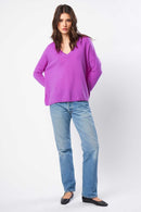 Pull Monjakoe - 100% Cachemire - Violet