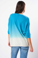 Pull Martinette - 100% Cachemire - Turquoise