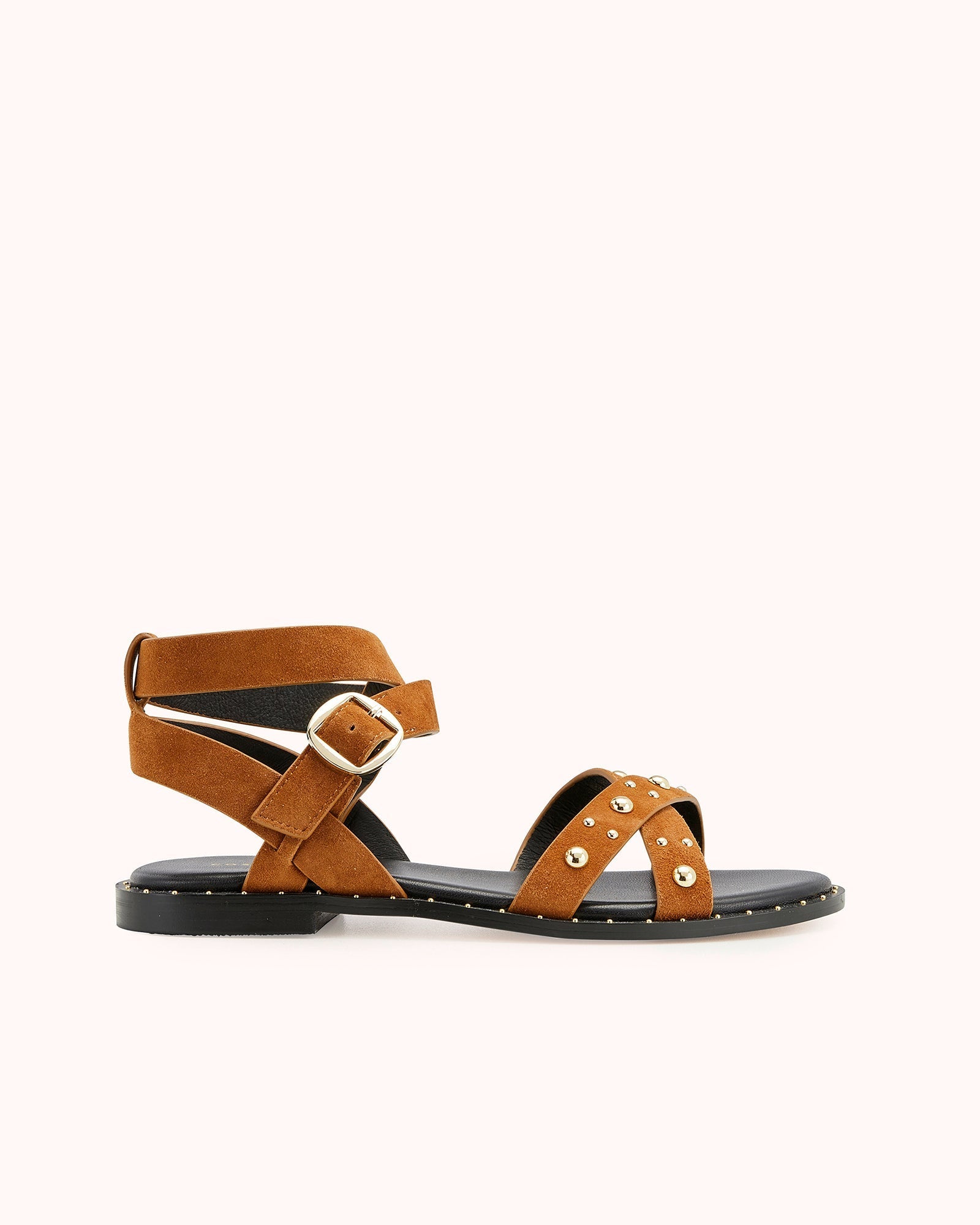 Helana Flat Sandal - Camel