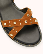 Helana Flat Sandal - Camel