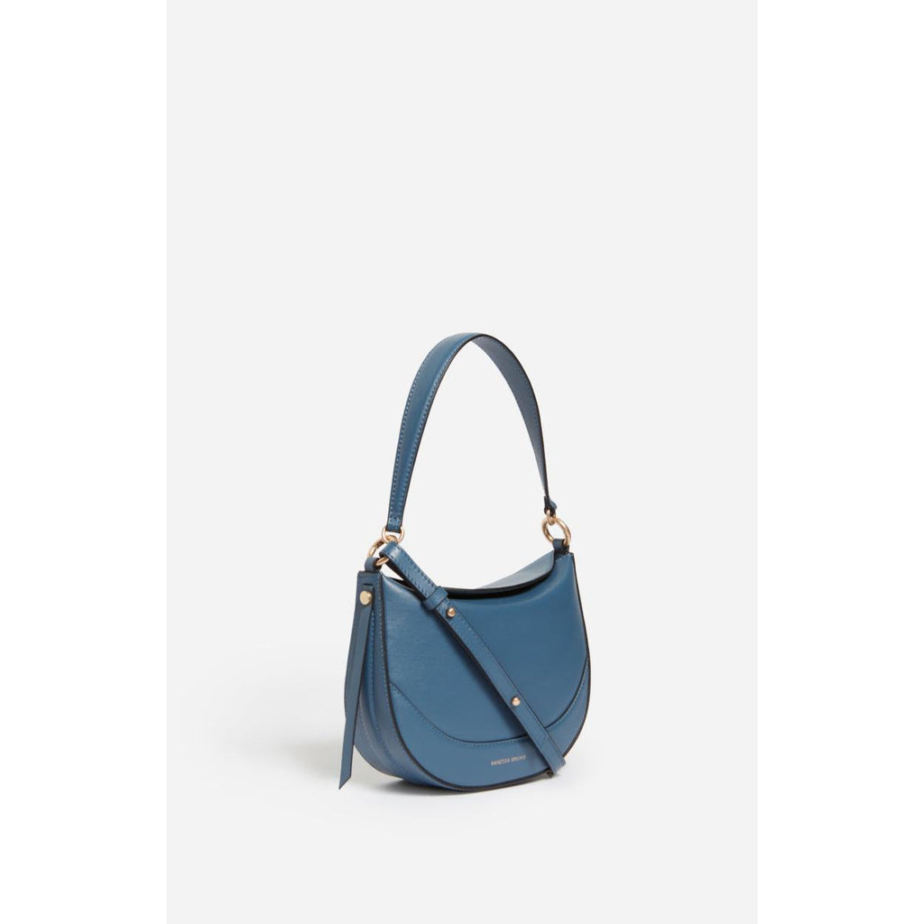 Small Daily Leather Bag - Denim