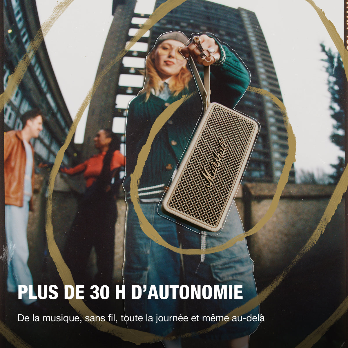 Middleton II - Enceinte Portable - Crème
