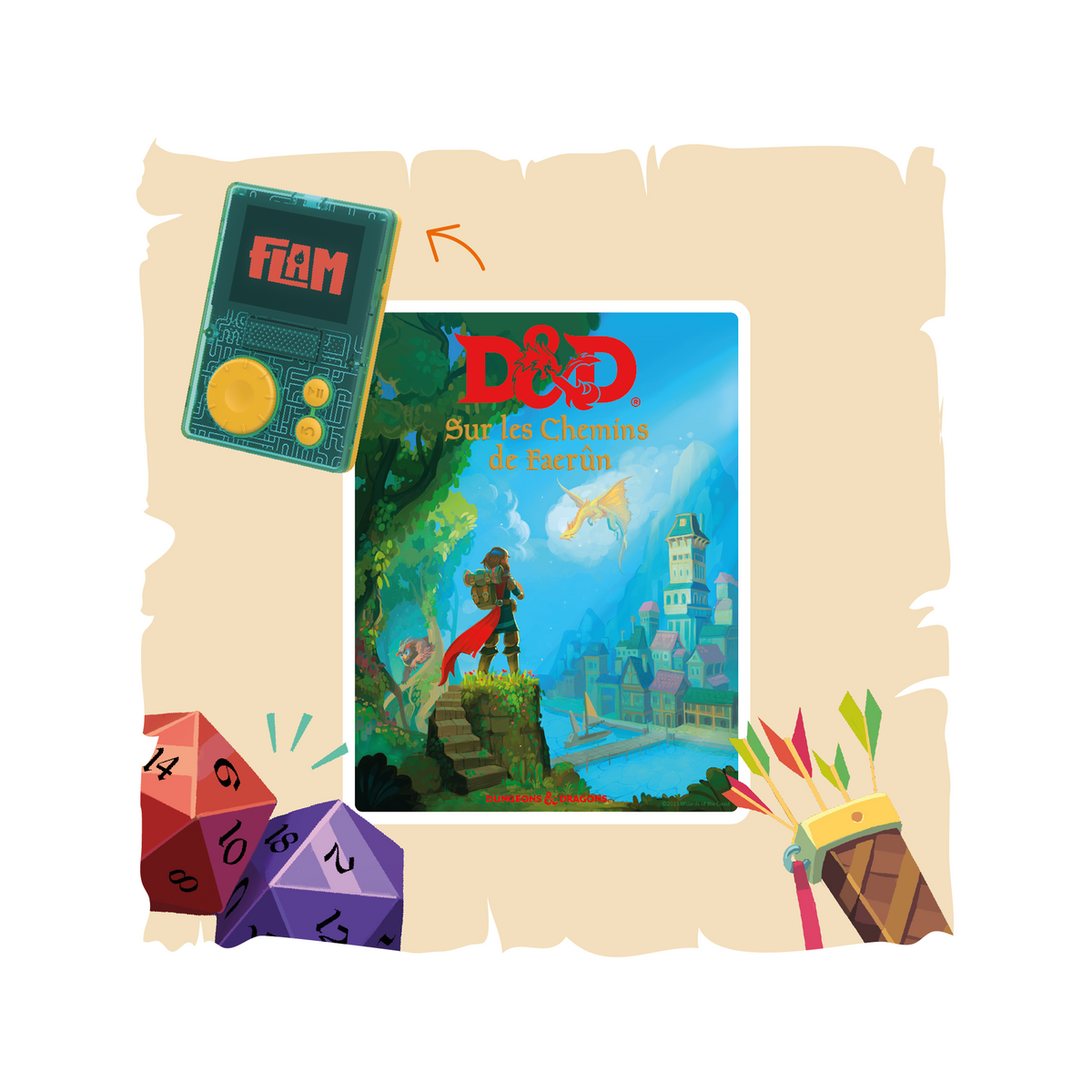 Mazmorras y Dragones, Por los Caminos de Faerûn - Audiolibro Flam