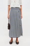 Jupe Una Lea Stripe Navy