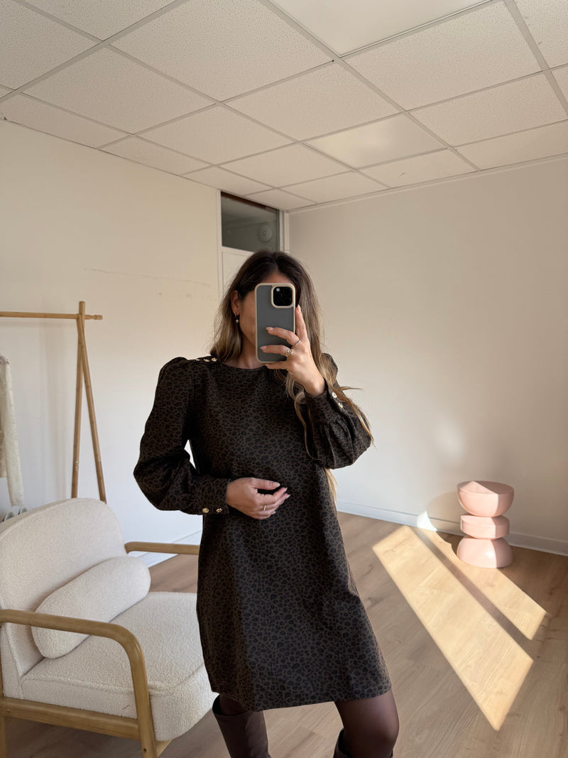 Robe Victoire Léopard