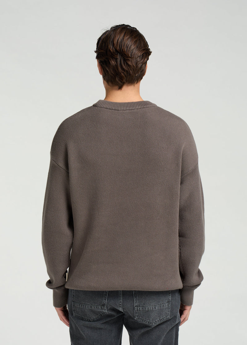 Pull Col Rond Embro - Stone Grey
