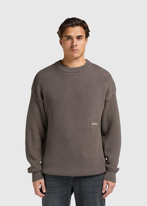 Pull Col Rond Embro - Stone Grey