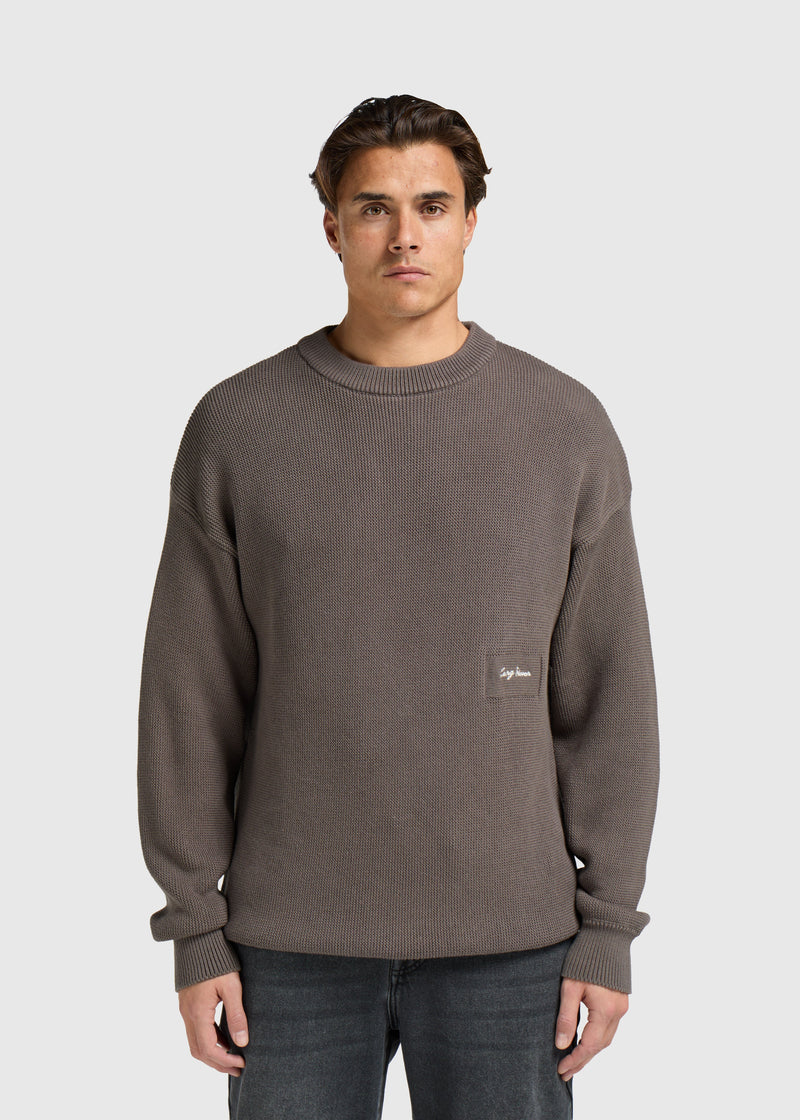 Pull Col Rond Embro - Stone Grey