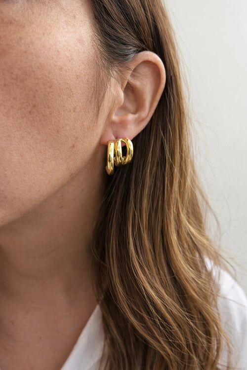 Boucles D'Oreilles Tina - Doré Ou Argent