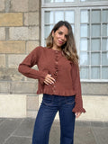Maxine brown cardigan