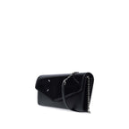 Maison Margiela - Cartera de piel con cadena con cuatro puntadas - Mujeres - Negro