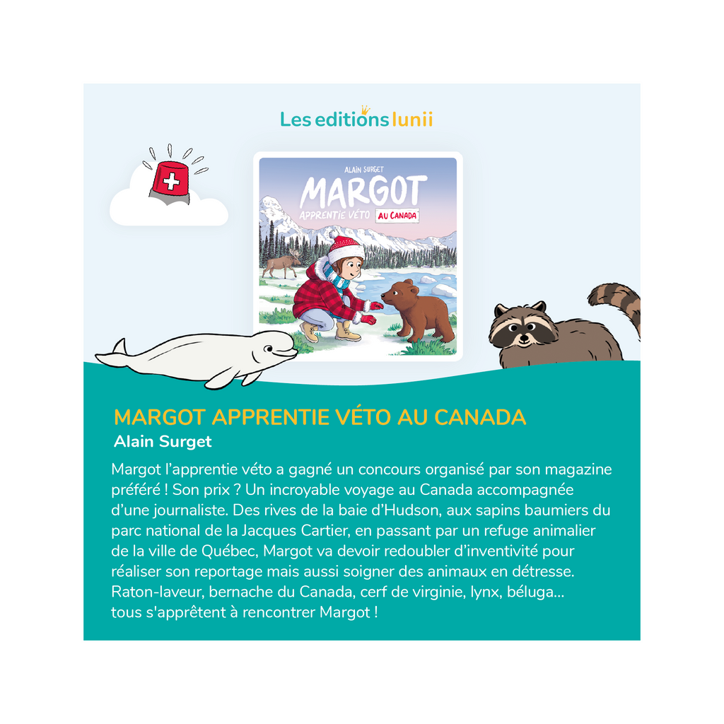 Margot Apprentie Véto Au Canada - Livre Audio Ma Fabrique À Histoires