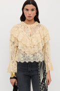 Top Faryn Vintage Cream