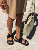 Wild At Golden Hour Sandals - Black