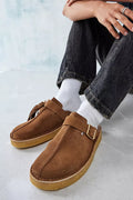 Trek Mule - Caramel Suede - Femme