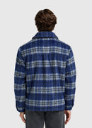 Veste Hairy Check - Navy