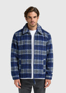 Veste Hairy Check - Navy