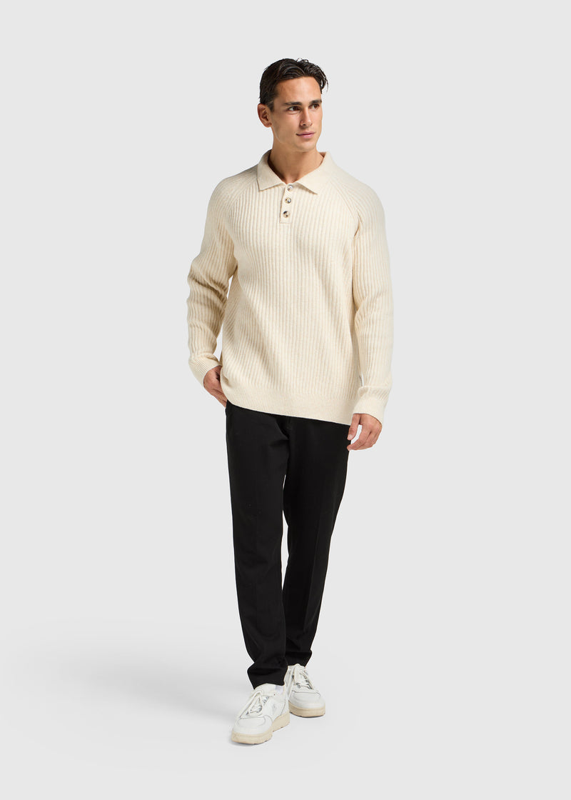 Soft Structure Polo Shirt - Sand
