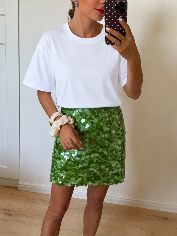 Celine Olive Skirt