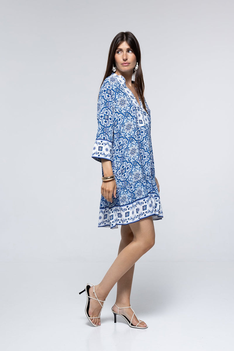Robe Bianca - Blue Tile