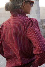 Félicie Rayure Terracotta Shirt