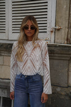 Blusa Bordada Astrid - Blanco