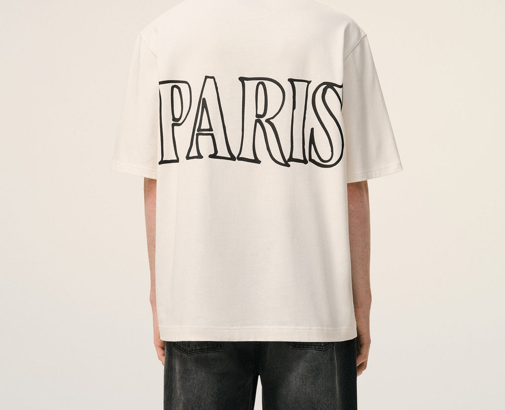 Ami Paris - T-Shirt Print – Blanc