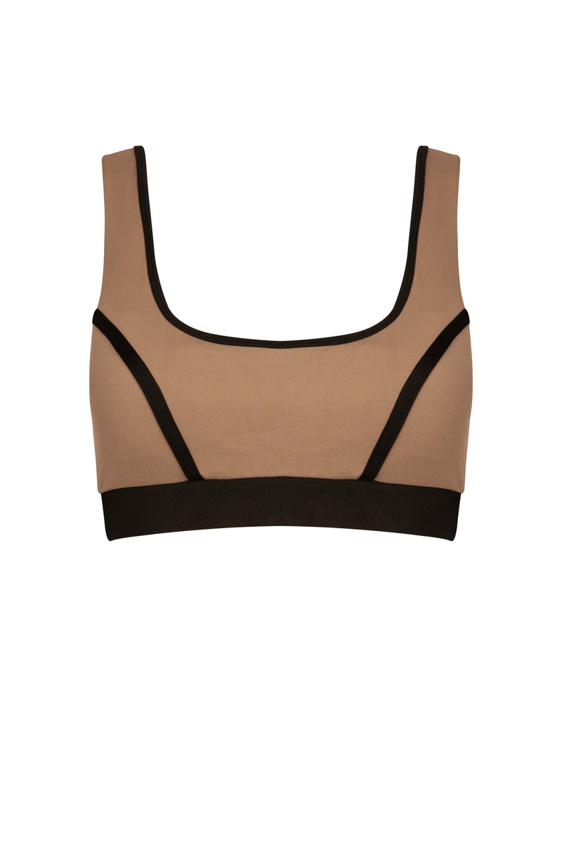 Blandine Bra Taupe/Black
