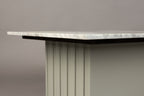 Clayton - Side Table - Solid Marble - Green/Grey