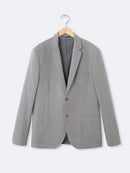 Blazer Faux Uni - Gris Moyen Carreaux - Homme