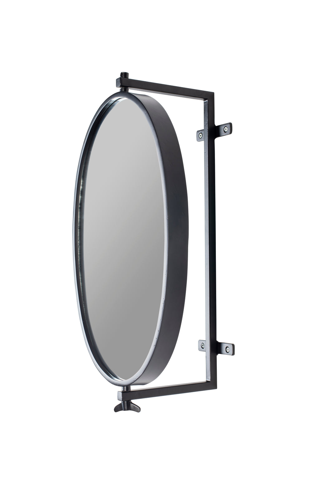 Lara - Mirror - Iron - Black/Gold