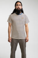 Rhythm - T-Shirt Everyday Stripe - Natural - Homme